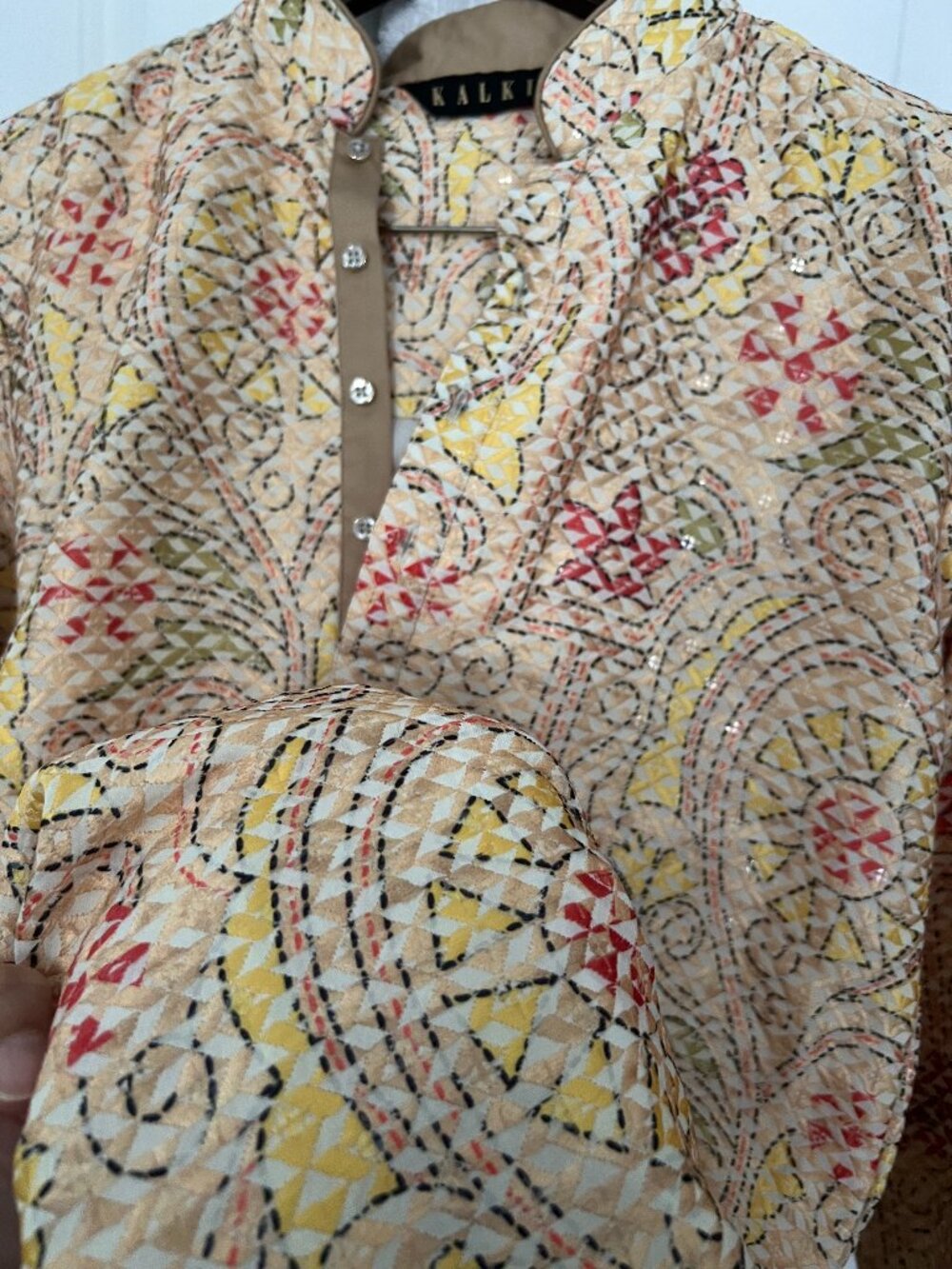 Men's Yellow Kurta